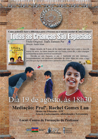 Portal de Notcias PJF | Todas as Crianas so Especiais  a atrao do Caf e Cinema no Centro desta quinta | SE - 19/8/2010